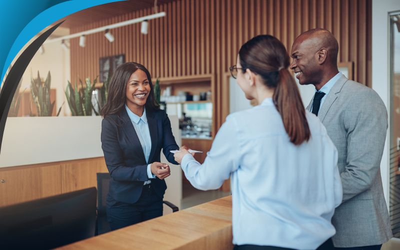 corporate employees walking into a hotel lobby, corporate coach hire, May 2024, Australia